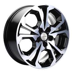 Диск R17 5x114,3 6,5J ET40 D64,1 Khomen KHW1711 (17_HAVAL F7/F7x) Black-FP