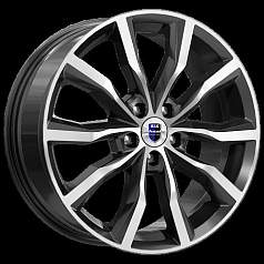 Диск R18 5x115 7,5J ET40 70,2 K&K Портер (КС906) алмаз черный 