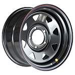 R16 6x139,7 7J ET30 D110 OFF-ROAD Wheels Диск усиленный Toyota Nissan стальной Black (треуг. мелкий)