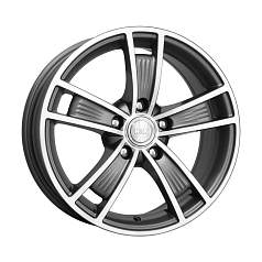Диск R16 5x112 7J ET33 D66,6 Rapid Диксон-оригинал (КС448) Алмаз-графит 