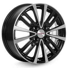 Диск R15 4x100 6J ET46 D54,1 Rapid Модена-оригинал (КС747) Алмаз-черный SK