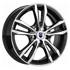 Диск R16 4x100 6J ET37 D60,1 Rapid Samara-оригинал (КС866) Алмаз-черный SK