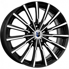 Диск R17 5x108 7J ET45 60,1 Rapid Акцент Алмаз чёрный