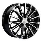 R16 5x110 6,5J ET45 D67,1 Khomen KHW1611 (ZV 16_DFM 580) Black-FP