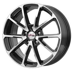 Диск R16 5x112 6,5J ET50 D57,1 iFree Джет (КС914-05) Блэк Джек