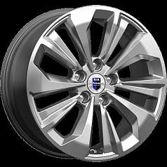 Диск R17 5x114,3 7J ET45 D67,1 K&K Авиор Дарк платинум