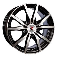 Диск R15 5x108 6,5J ET43 D67,1 RepliKey K57 BK/FP