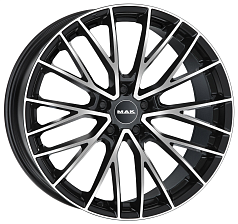 Диск R19 5x114,3 8,5J ET30 D76 MAK Speciale Black Mirror