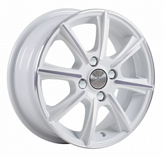 Диск R14 4x98 5,5J ET38 D58,6 Скад Монако алмаз-белый