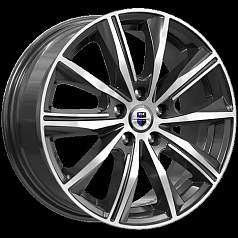 Диск R16 5x114,3 7J ET50 66,1 K&K Арнар (КС904) алмаз черный 
