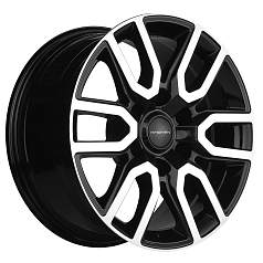 Диск R17 6x139,7 8J ET38 D67,1 Khomen KHW1723 (Mitsubishi L200) Black-FP