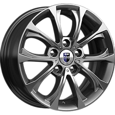 Диск R15 5x100 6,5J ET43 D67,1 K&K Urals (КС732) Дарк платинум