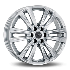 шина - euro-diski.ru Шины R17 6x139,7 7,5J ET25 D106,2 MAK Safari 6 Silver