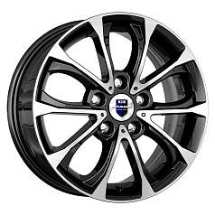 Диск R15 5x100 6,5J ET43 D67,1 К&К Urals (КС732) Алмаз-черный