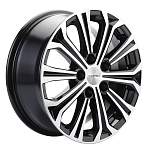 R16 5x110 6,5J ET45 D67,1 Khomen KHW1610 (ZV 16_DFM 580) Black-FP