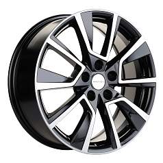 Диск R18 5x114,3 7J ET37 D66,5 Khomen KHW1802 ( 18_ZV Haval Jolion) Black-FP
