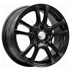 Диск R15 5x100 6J ET38 D57,1 Скад Дели черный барxат