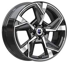 Диск R18 5x114,3 7,5J ET38 D67,1 K&K Кайан (КС1012) алмаз чёрный