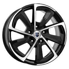 Диск R18 5x112 8J ET48 D57,1 K&K C,T,G, (КС687) Алмаз черный Оригинал