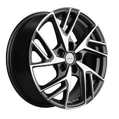 Диск R17 5x114,3 6,5J ET45 D67,1 Khomen KHW1722 (Mazda 3/CX30) Gray-FP
