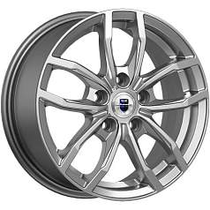 Диск R15 5x100 6,5J ET45 D67,1 K&K Фрост (КС1048) дарк платинум