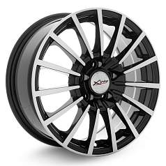 Диск R15 5x108 6,5J ET38 D67,1 X'trike X-106 BK/FP