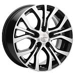 R16 5x110 6,5J ET45 D67,1 Khomen KHW1608 (ZV 16_DFM 580) Black-FP