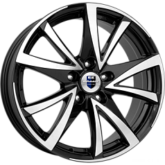 Диск R15 4x100 6,5J ET37 D60,1 K&K Игуана (КС546) Алмаз чёрный