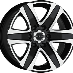 Диск R18 6x139,7 8J ET35 D106,1 MAK Stone 6 Black Mirror