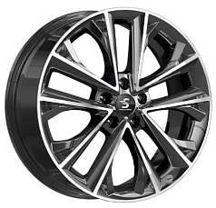Диск R18 5x114,3 7J ET48 D56,1 Скад Premium Series КР012 diamond quartz