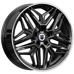 Диск R19 5x114,3 7J ET40 D66,6 K&K Колумб (КС1038) алмаз чёрный