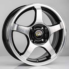 Диск R15 4x100 6J ET48 D54,1 Cross Street СR-14 BKF