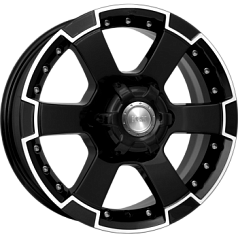 Диск R16 6x139,7 7J ET38 D100,1 K&K КС593 M56 алмаз черный