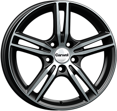 Диск R16 5x112 6,5J ET46 D57,1 Carwel Баруй 223 AB